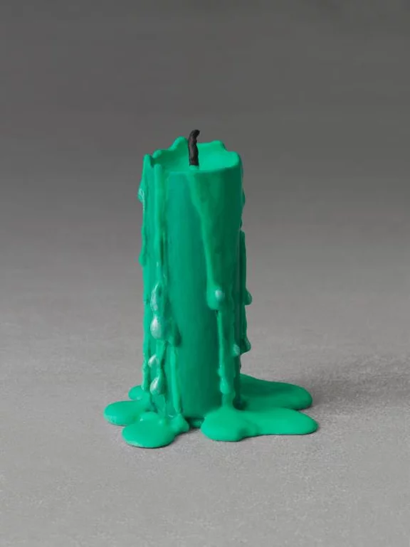 Ugo Rondinone — still.life (pine green candle)