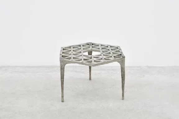 Max Lamb — Pewter stool