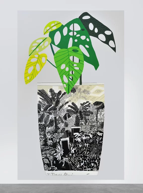Jonas Wood — Landscape Pot 2