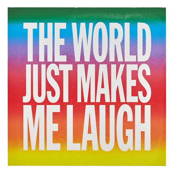 John Giorno — THE WORLD JUST MAKES ME LAUGH