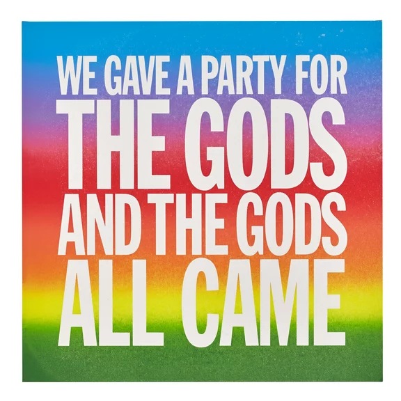John Giorno — WE GAVE A PARTY FOR THE GODS AND THE GODS ALL CAME