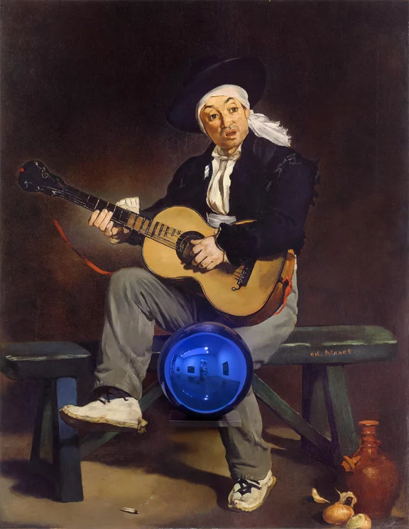 Jeff Koons — Gazing Ball (Manet Spanish Singer)