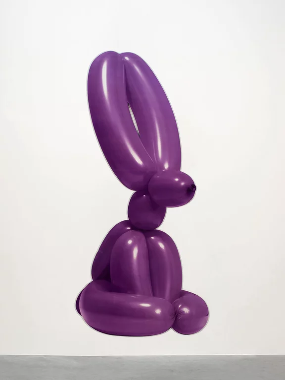 Jeff Koons — Balloon Rabbit Wall Relief (Violet)