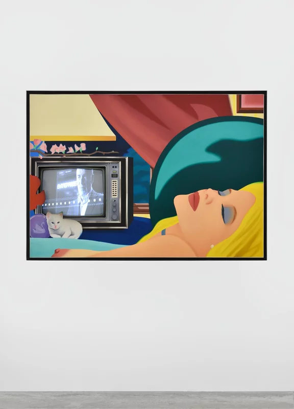 Tom Wesselmann — Bedroom Blonde with T.V.