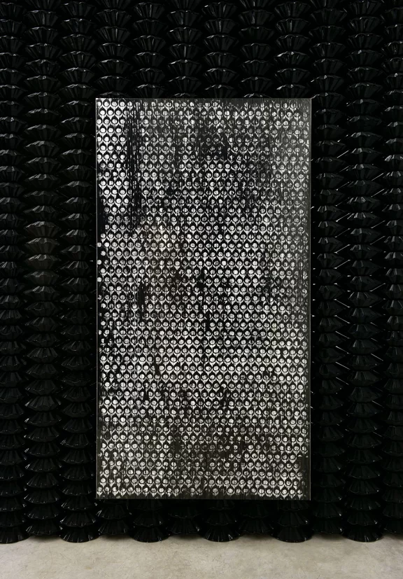Gregor Hildebrandt — „Das Serviettenbild Es regnet”