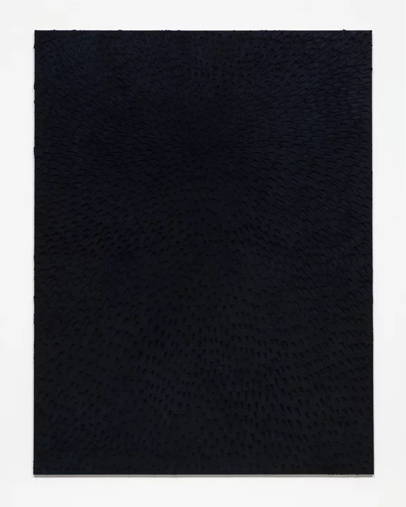 Jennifer Guidi — Flights Are Endless (Painted Black Sand SF #1E, Blue and Black)