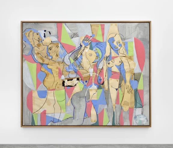 George Condo — Les quatre femmes