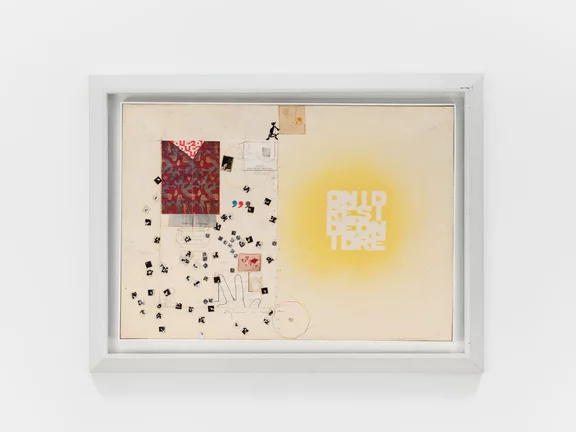 Alighiero Boetti — Senza titolo (Raddoppiare dimezzando, Ordine e disordine)