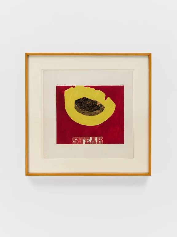 Ed Ruscha — Steak