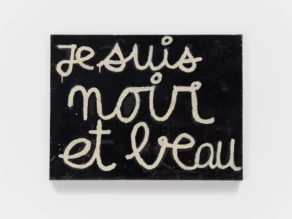 Ben Vautier — Je suis noir et beau