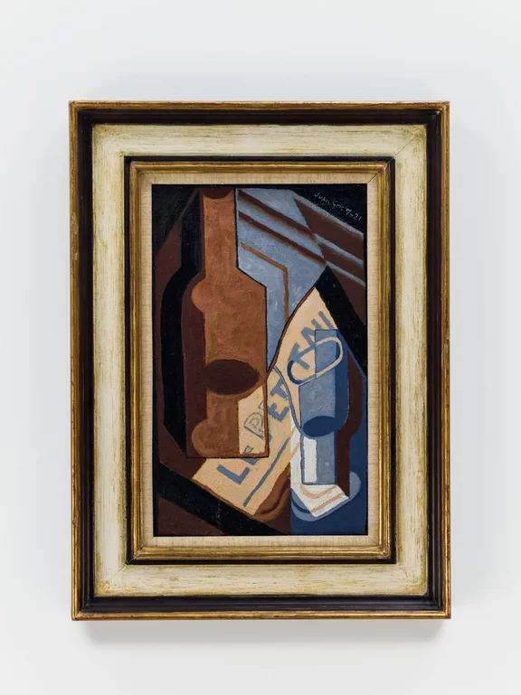 Juan Gris — Bottle and Glass (Bouteille et verre)