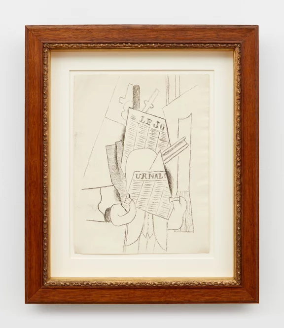 Pablo Picasso — Man With a Newspaper