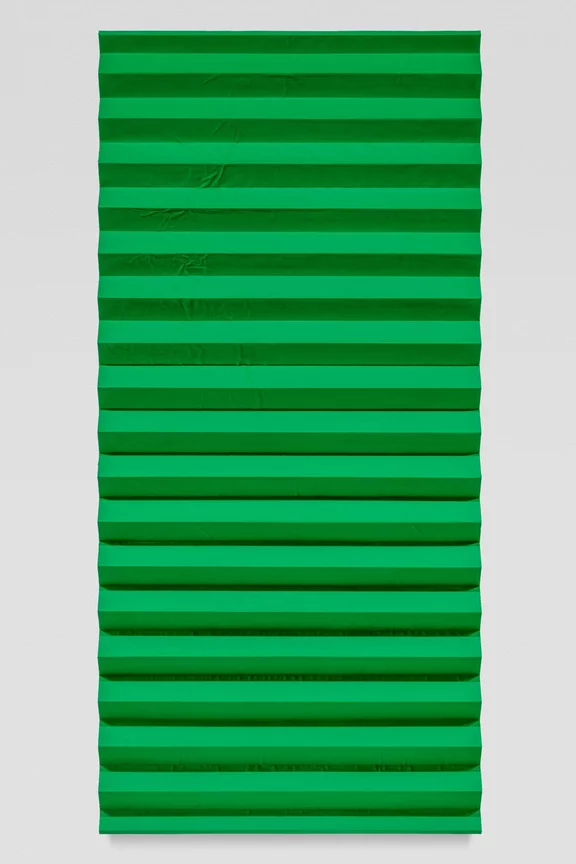 Mark Hagen — Color Therapy III (Accordion Fold Phthol Green)